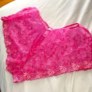 Hot pink lace shorts Victoria’s Secret size L